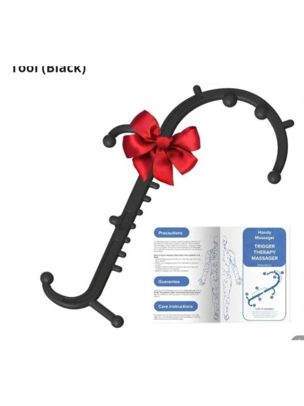Trigger Therapy Deep Tissue Massager for Back Neck Shoulder & Body Pain Relief B